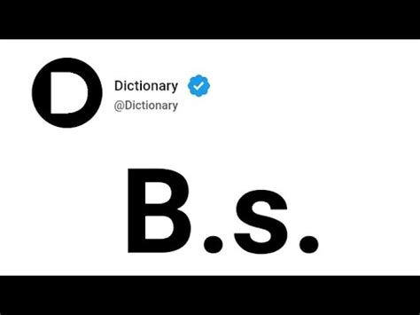 b&s meaning